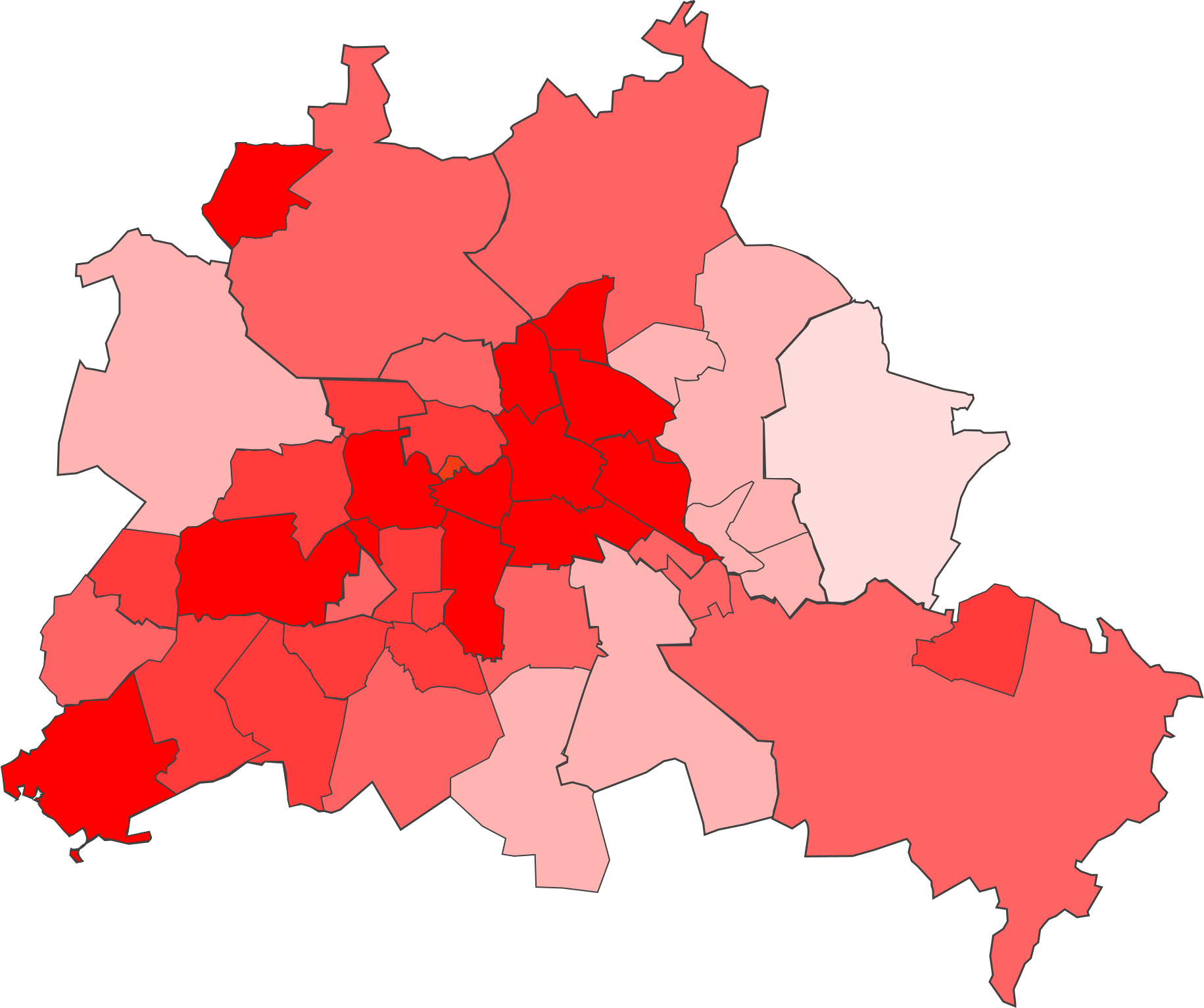 Hamburg District Map