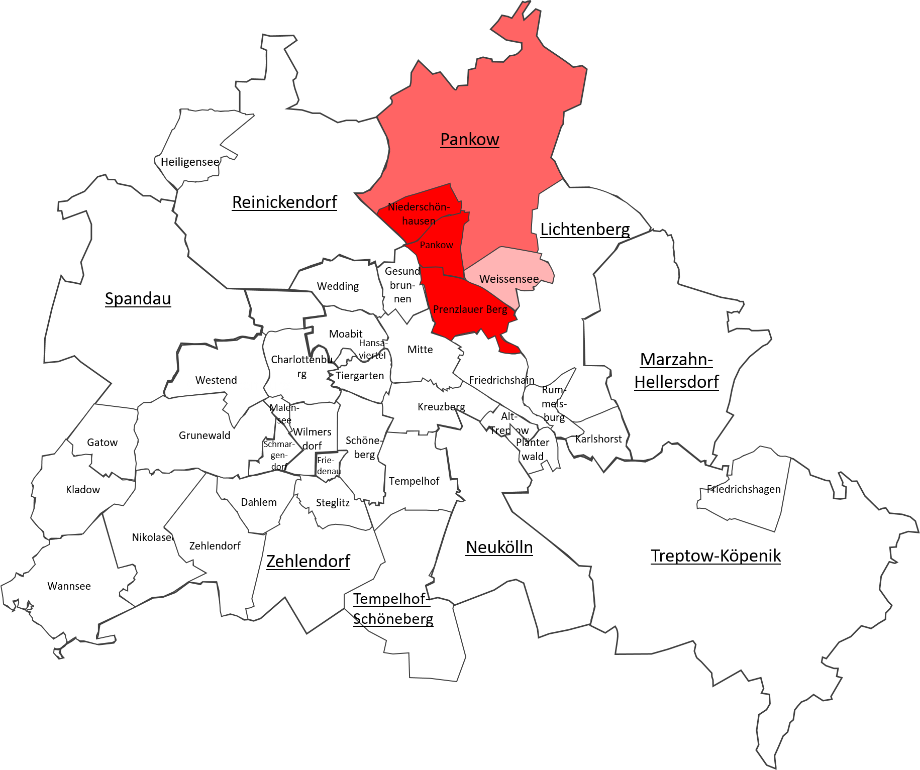 Berlin Pankow Map