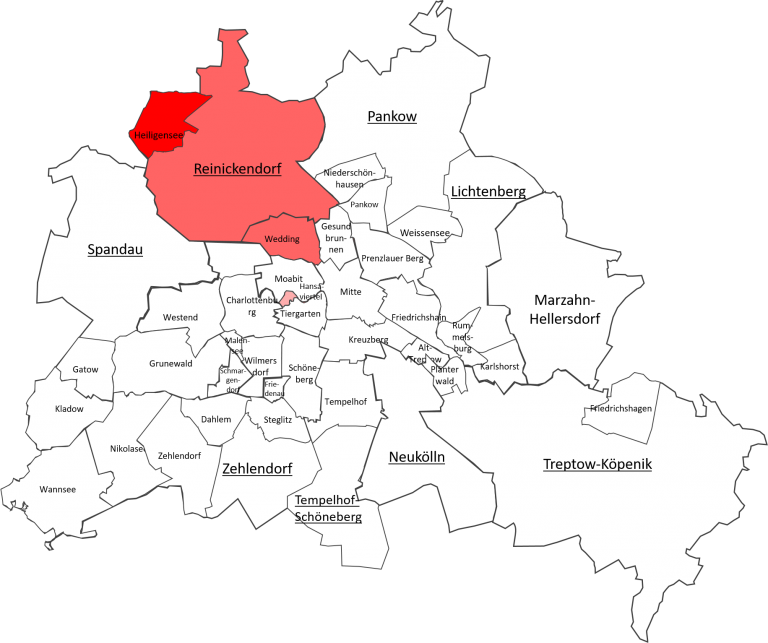 Berlin Reinickendorf Map - The Red Relocators